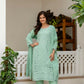 Chikankari Cutwork Kurti Set