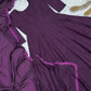 Chikankari Star Georgette Gown with GPO Lace Border