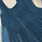 Chikankari Star Georgette Gown with GPO Lace Border