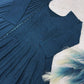 Chikankari Star Georgette Gown with GPO Lace Border