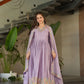 Chinnon Embroidered Gown with Dupatta | Sequins & Multi-Thread Work | Wedding & Festive Wear