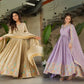 Chinnon Embroidered Gown with Dupatta | Sequins & Multi-Thread Work | Wedding & Festive Wear