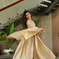 Chinnon Embroidered Gown with Dupatta | Sequins & Multi-Thread Work | Wedding & Festive Wear