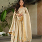 Chinnon Embroidered Gown with Dupatta | Sequins & Multi-Thread Work | Wedding & Festive Wear