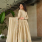 Chinnon Embroidered Gown with Dupatta | Sequins & Multi-Thread Work | Wedding & Festive Wear