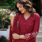 Chinnon Embroidered Kurta Set With Dupatta