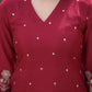 Chinnon Embroidered Kurta Set With Dupatta