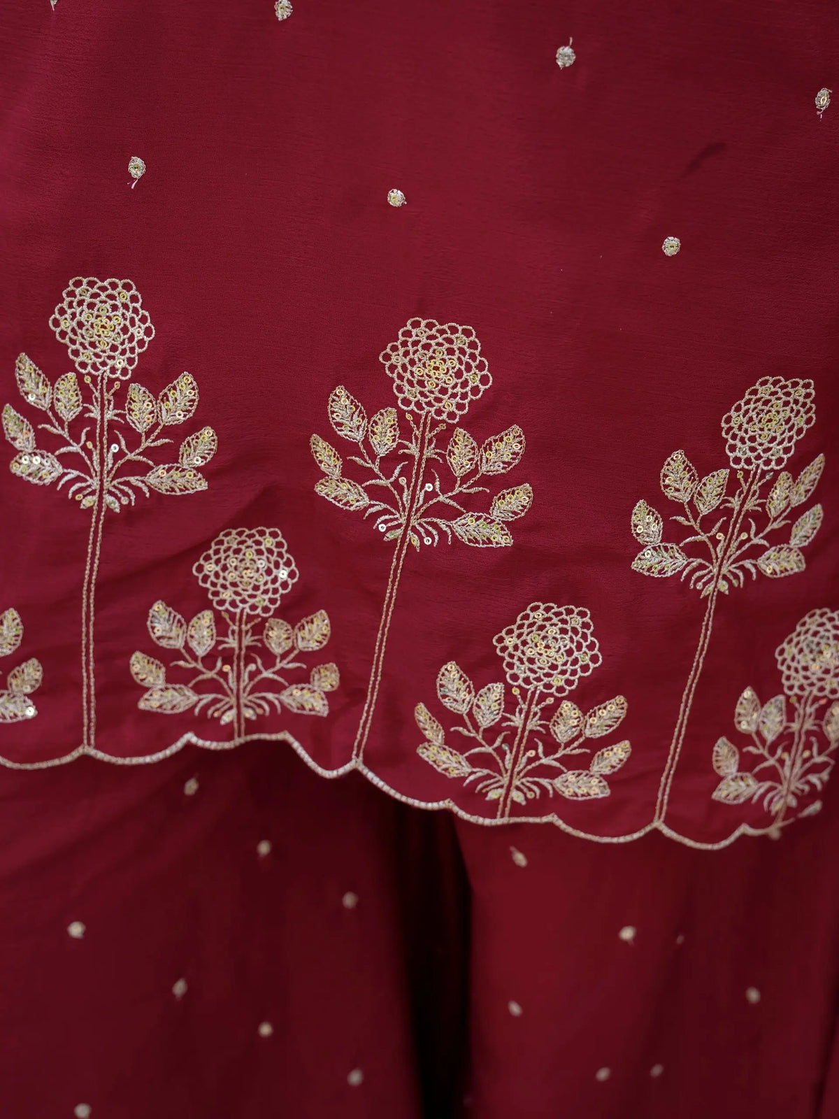 Chinnon Embroidered Kurta Set With Dupatta
