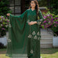 Chinnon Embroidered Kurta Set With Dupatta