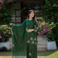 Chinnon Embroidered Kurta Set With Dupatta