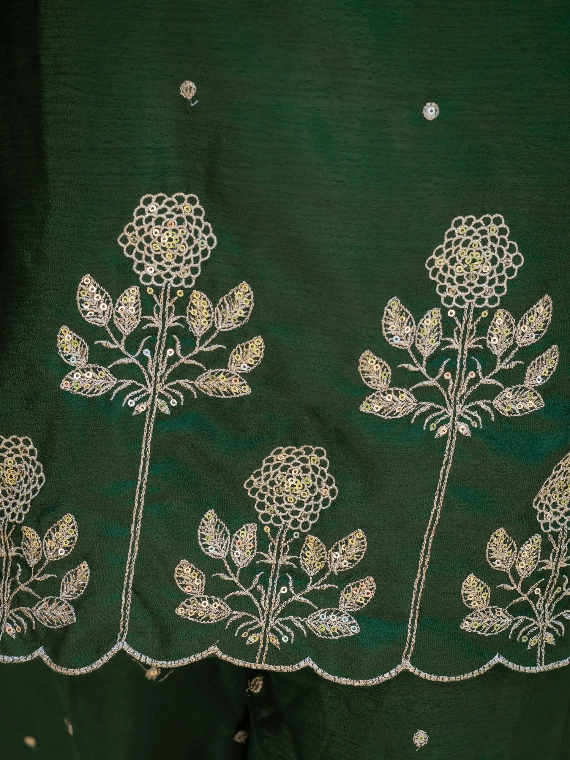 Chinnon Embroidered Kurta Set With Dupatta