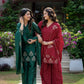 Chinnon Embroidered Kurta Set With Dupatta