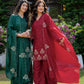 Chinnon Embroidered Kurta Set With Dupatta