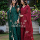 Chinnon Embroidered Kurta Set With Dupatta