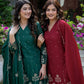 Chinnon Embroidered Kurta Set With Dupatta