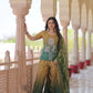 Chinnon Print Kurti with Beads Embroidery, Matching Bottom & Tebby Silk Dupatta – 2 Colours
