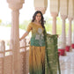 Chinnon Print Kurti with Beads Embroidery, Matching Bottom & Tebby Silk Dupatta – 2 Colours
