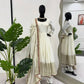Chinon Anarkali Set with Thread & Sequin Work – Pink & White