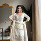 Chinon Beads and Sequence Embroidered Salwar Suit Set for Festive and Wedding Wear
