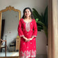 Chinon Beads and Sequence Embroidered Salwar Suit Set for Festive and Wedding Wear