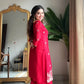 Chinon Beads and Sequence Embroidered Salwar Suit Set for Festive and Wedding Wear