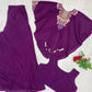 Chinon Embroidered Cape Style Palazzo Set for Festive and Party Wear