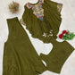 Chinon Embroidered Cape Style Palazzo Set for Festive and Party Wear