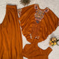 Chinon Embroidered Cape Style Palazzo Set for Festive and Party Wear