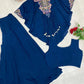 Chinon Embroidered Cape Style Palazzo Set for Festive and Party Wear