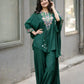 Chinon Embroidered Cape Style Palazzo Set for Festive and Party Wear