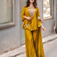 Chinon Embroidered Cape Style Palazzo Set for Festive and Party Wear