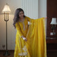 Chinon Embroidered Kurti Sharara Set with Dupatta for Festive and Wedding Wear