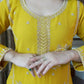 Chinon Embroidered Kurti Sharara Set with Dupatta for Festive and Wedding Wear