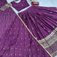 Chinon Embroidered Lehenga Choli Set with Dupatta