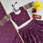 Chinon Embroidered Lehenga Choli Set with Dupatta