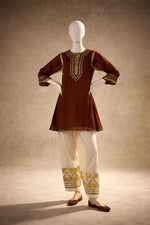 Chinon Gota Patti Kurti Palazzo Set for Festive and Traditional Wear