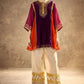 Chinon Gota Patti Kurti Palazzo Set for Festive and Traditional Wear