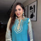Chinon Gota Patti Kurti Palazzo Set for Festive and Traditional Wear