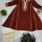Chinon Gota Patti Kurti Palazzo Set for Festive and Traditional Wear