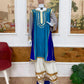 Chinon Gota Patti Kurti Palazzo Set for Festive and Traditional Wear