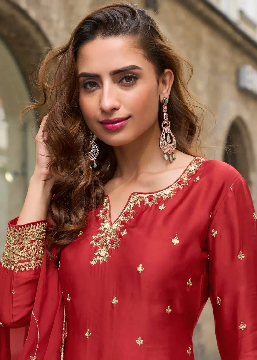 Chinon Sequin Floral Sharara
