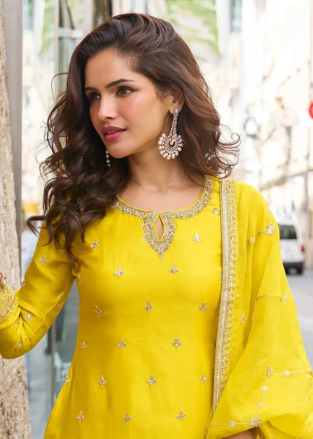 Chinon Sequin Floral Sharara