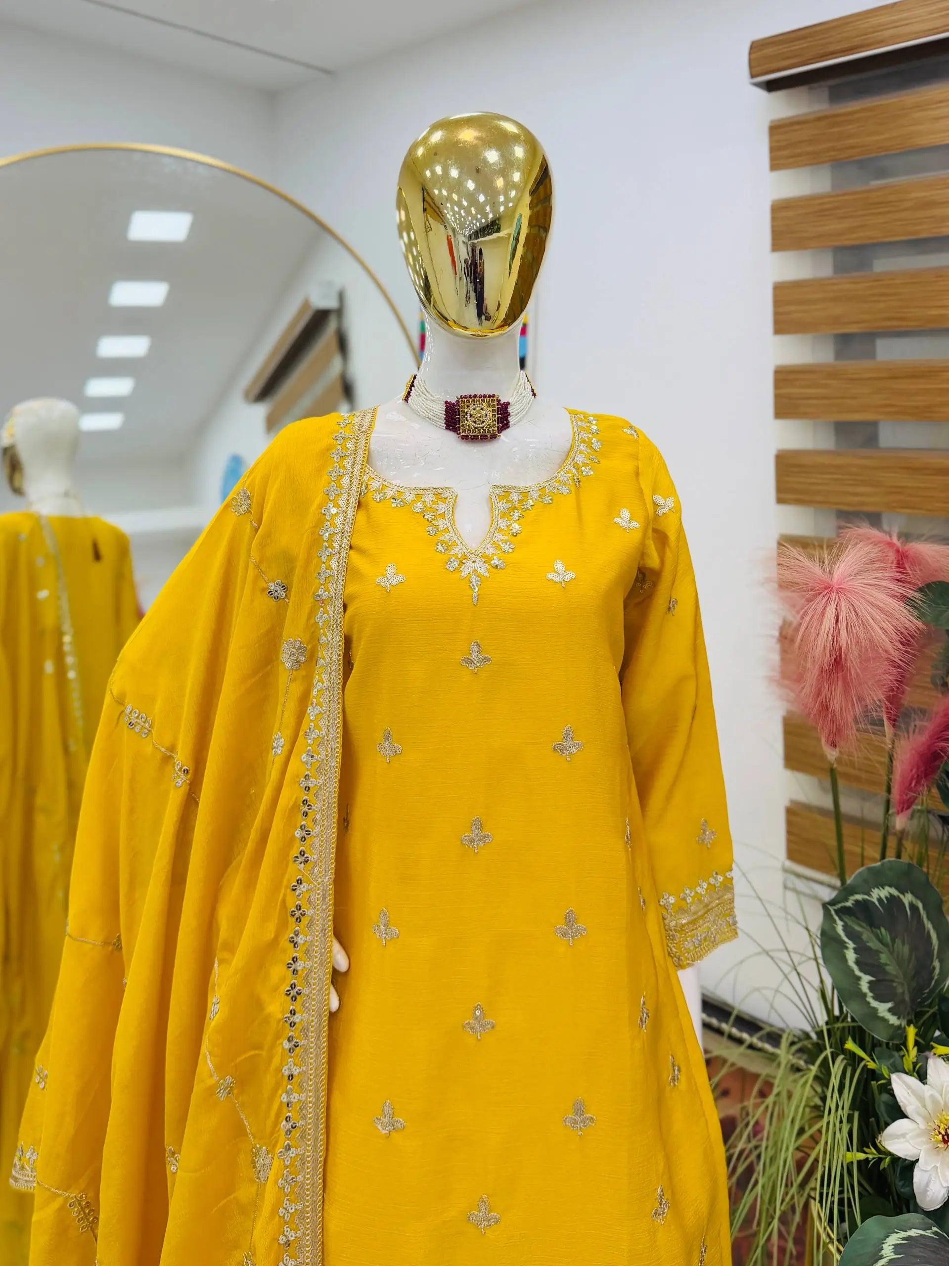 Chinon Sequin Floral Sharara