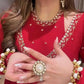Chinon Silk Anarkali Kurta Palazzo Set with Dupatta for Festive and Daily Wear