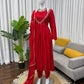 Chinon Silk Anarkali Kurta Palazzo Set with Dupatta for Festive and Daily Wear