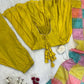 Chinon Silk Anarkali Set with Cotton Dupatta