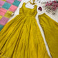 Chinon Silk Anarkali Set with Cotton Dupatta