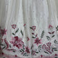 Chinon Silk Anarkali Set with Mukesh & Sequin Work – White & Black