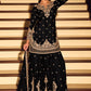 Chinon Silk Cording Embroidery Sharara Set