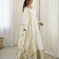 Chinon Silk Embroidered Anarkali Gown Set with Dupatta
